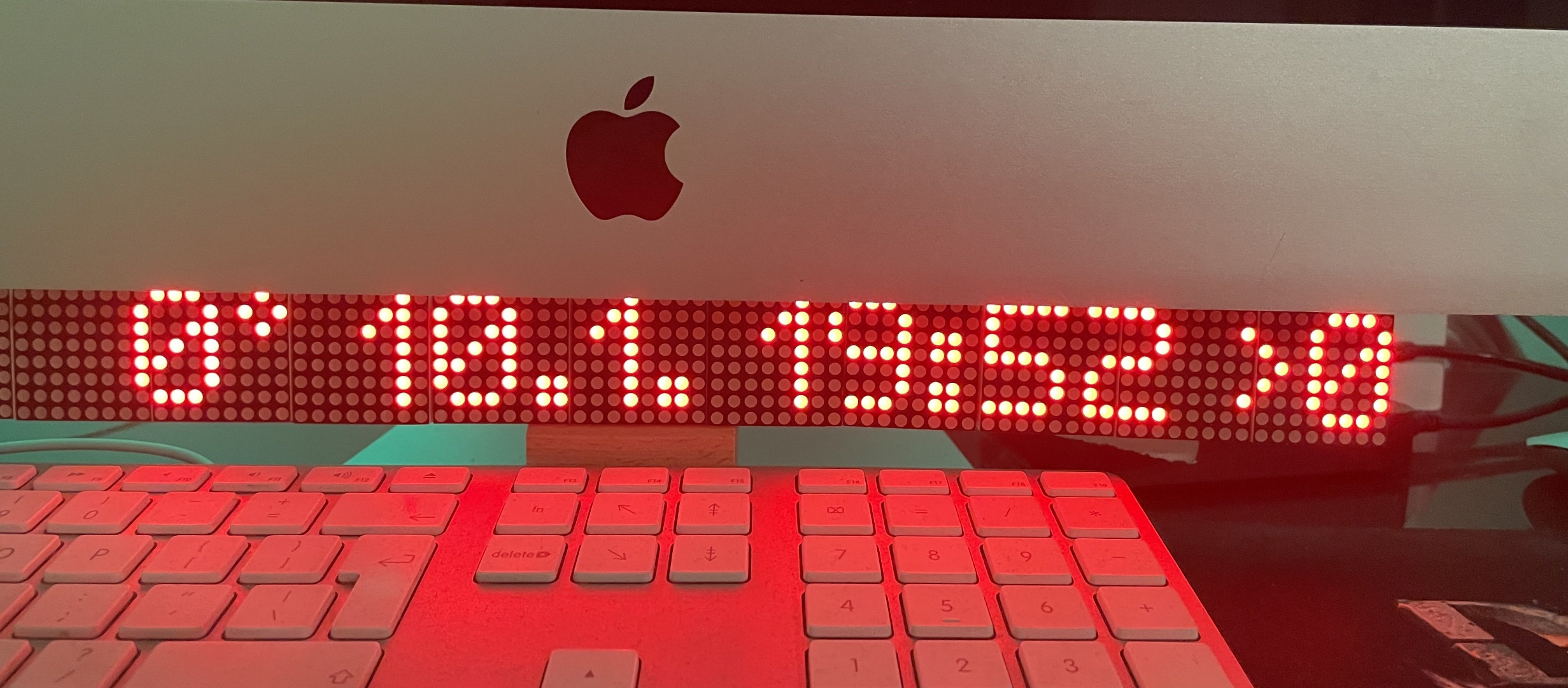 Red LED Matrix Installation